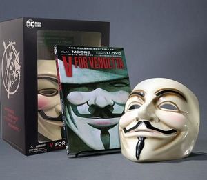 V FOR VENDETTA BOOK AND MASK SET NEW EDITION #1