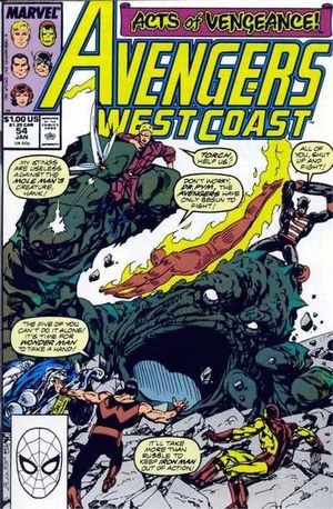 AVENGERS WEST COAST (1985) #54