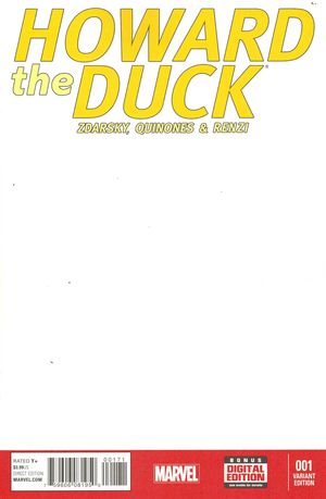 HOWARD THE DUCK (2015 4TH SERIES) #1 BLANK